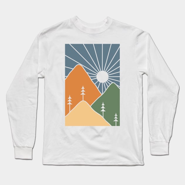 Sunny Valley Long Sleeve T-Shirt by SommersethArt